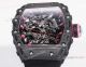 New! Swiss Replica Richard Mille RM 38-02 Carbon Fibers Skeletonised Black Textile Strap (3)_th.jpg